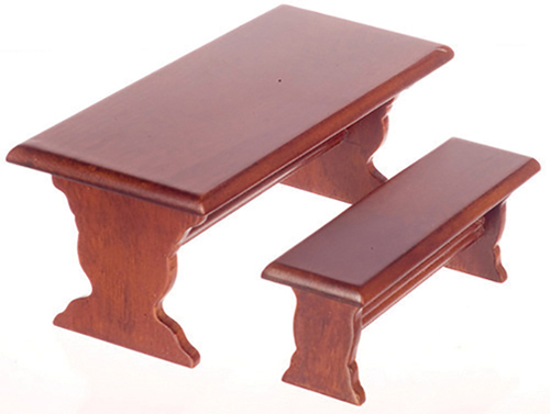 Table with Bench, 3 Pc.